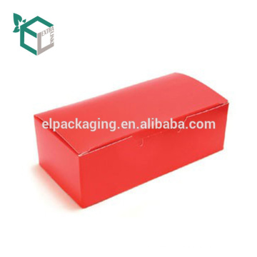 Cheap Orange color printing glossy finishing folding packaging box